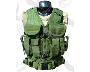 gilet tattico verde